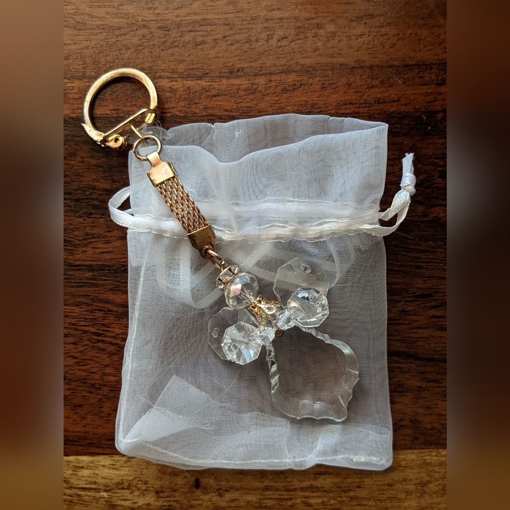 Angel wings key chain